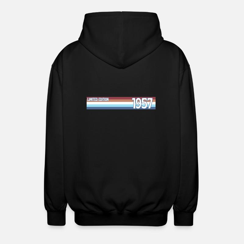 Retro 1957 Limited Edition - Unisex Hooded Jacket - black