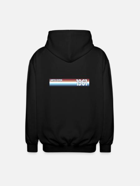 Retro 1961 Limited Edition - Unisex Hooded Jacket - black