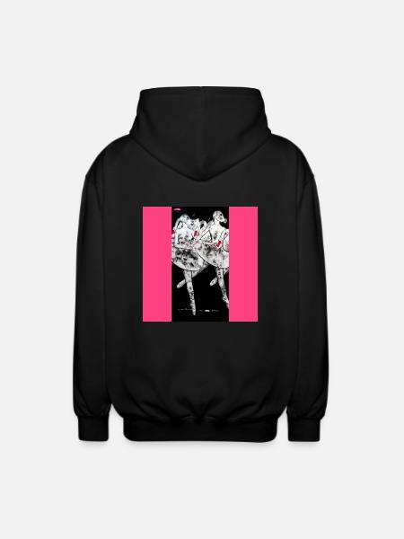 LUO XI - Unisex Kapuzenjacke - Schwarz