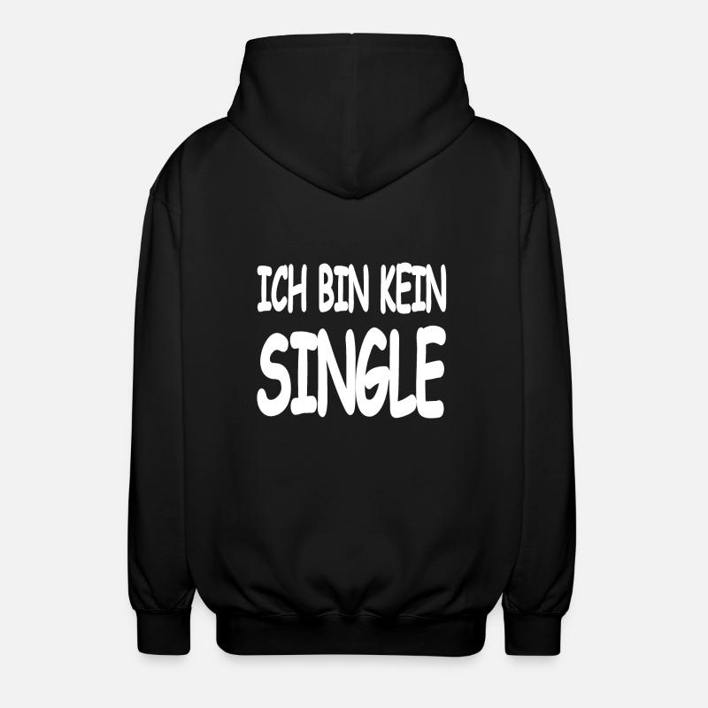 Single - Unisex Kapuzenjacke - Schwarz