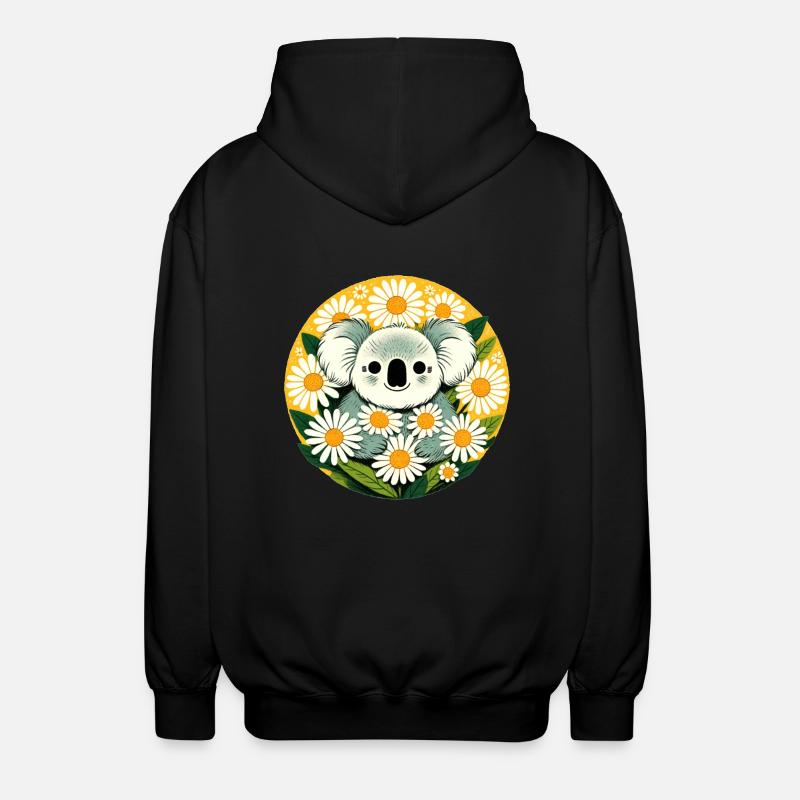 Koala - Veste à capuche unisexe - noir