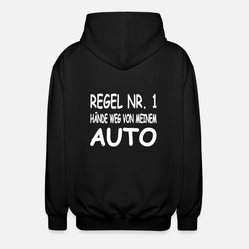 Auto - Unisex Kapuzenjacke - Schwarz