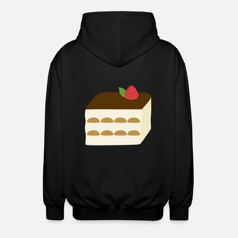 Tiramisu - Unisex Hooded Jacket - black