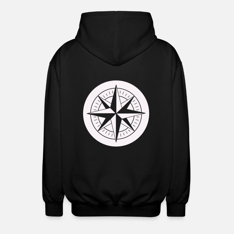 Boussole - Veste à capuche unisexe - noir