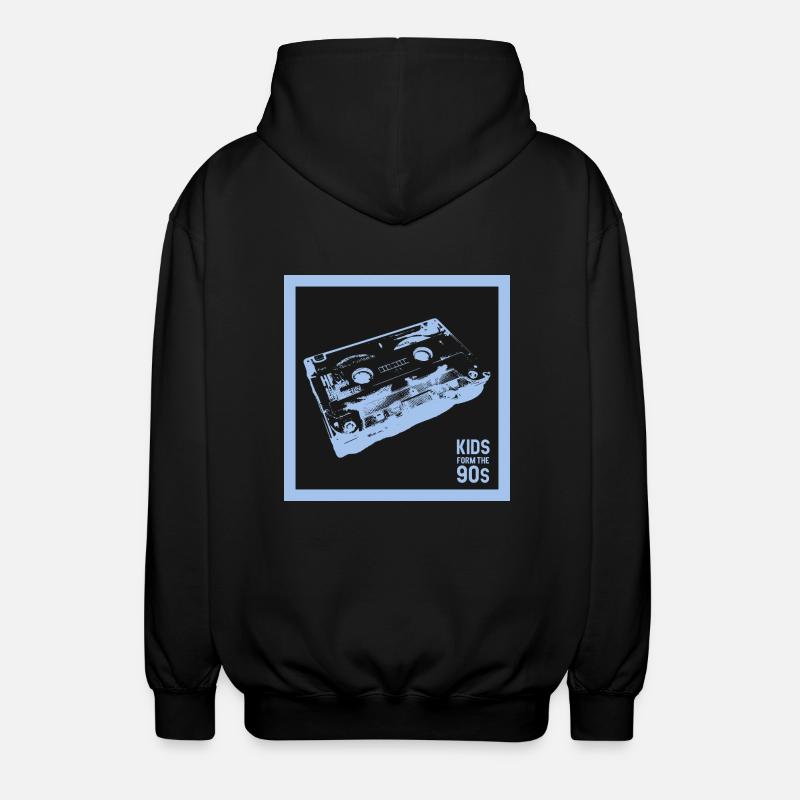 Kids from the 90s - Unisex Hooded Jacket - black