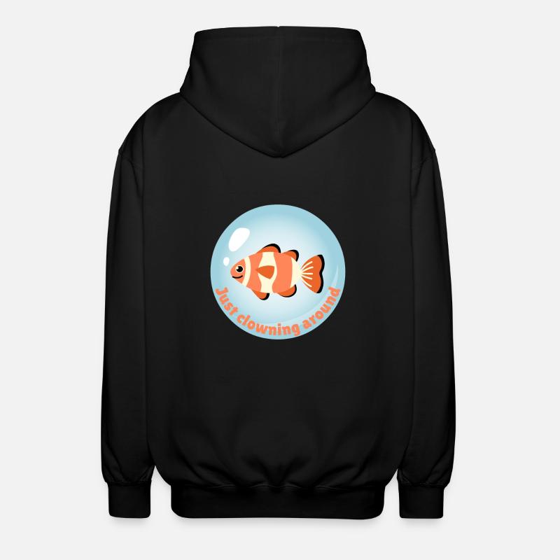 Nur herumalbern - Unisex Kapuzenjacke - Schwarz