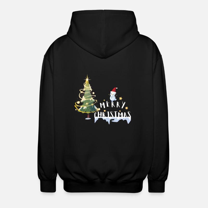 Christmas Tree - Unisex Kapuzenjacke - Schwarz