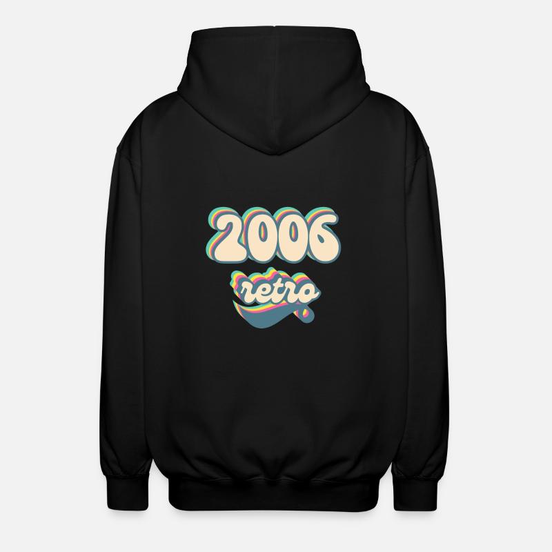 2006 Retro Geschenkidee - Unisex Kapuzenjacke - Schwarz