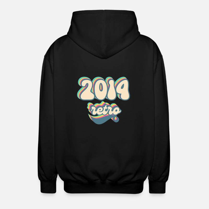 2014 retro idée cadeau - Veste à capuche unisexe - noir