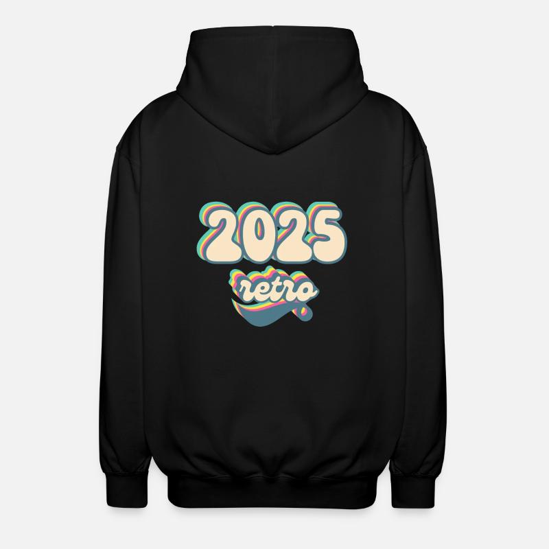 2025 retro idée cadeau - Veste à capuche unisexe - noir