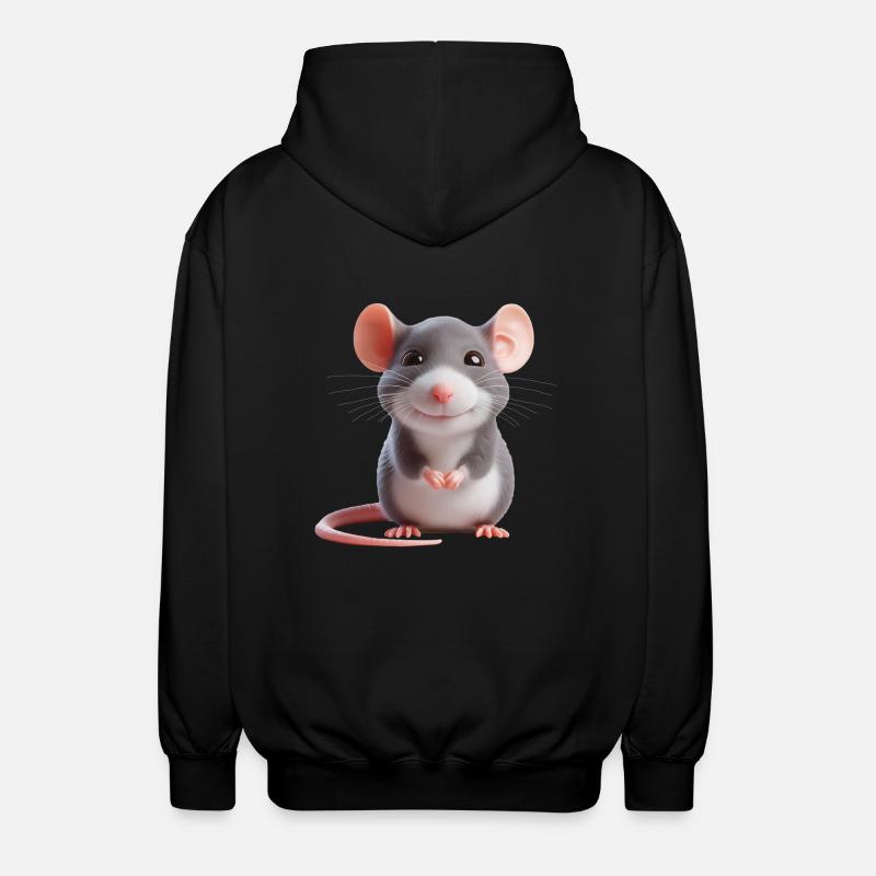 Souris 3 - Veste à capuche unisexe - noir