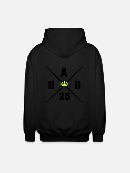 dad 25 - Unisex Hooded Jacket - black