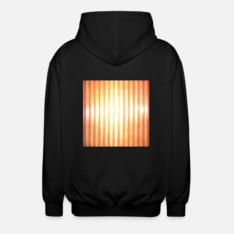 Light behind a process - Unisex Hooded Jacket - black