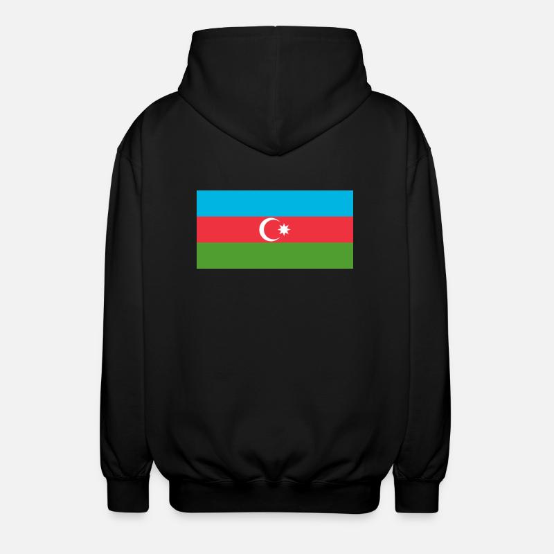 Aserbaidschan - Unisex Kapuzenjacke - Schwarz