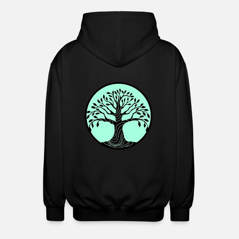 Arbre de vie - Veste à capuche unisexe - noir