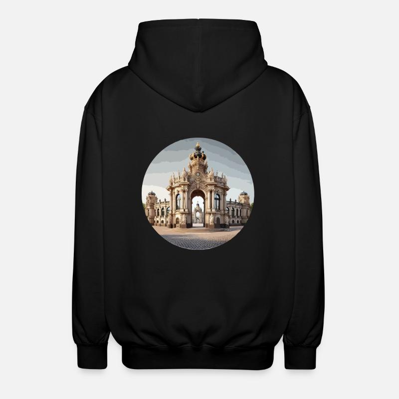 Zwinger Kronentor - Veste à capuche unisexe - noir