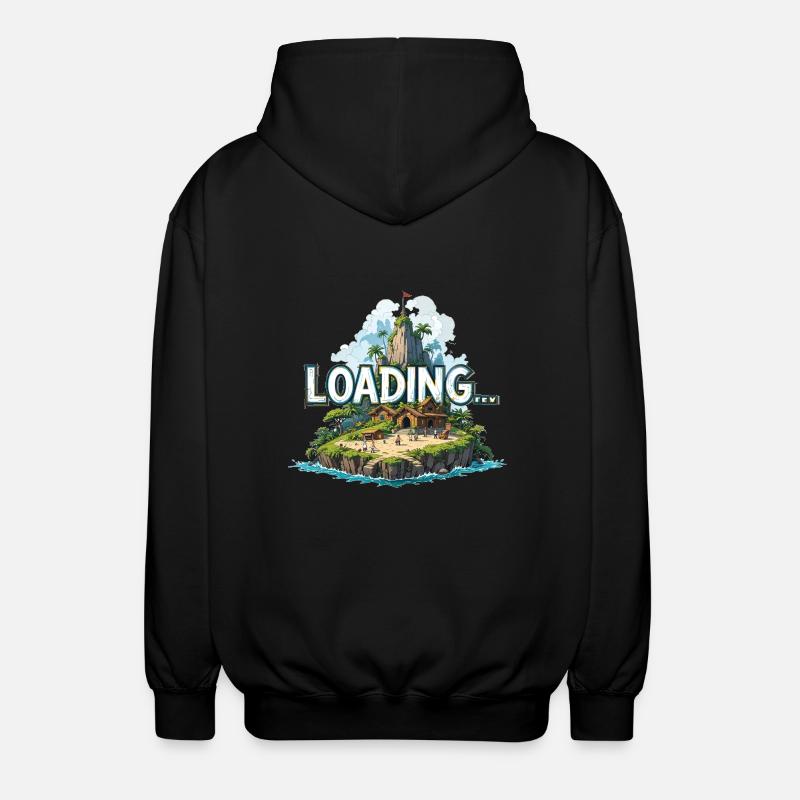 loading .. - Unisex Kapuzenjacke - Schwarz