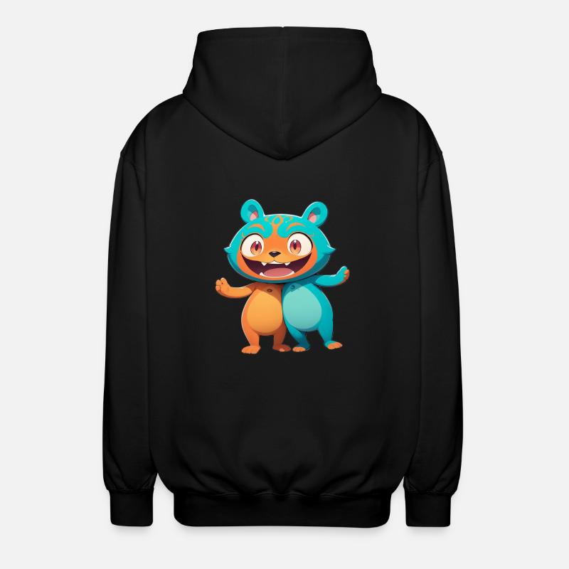 Forest Monster 0790895 - Unisex Hooded Jacket - black