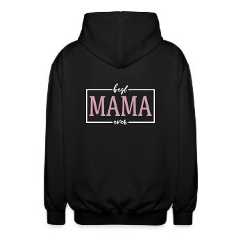 La meilleure maman - Veste à capuche unisexe - noir - Dos - AI Model Male 185 light (185cm)