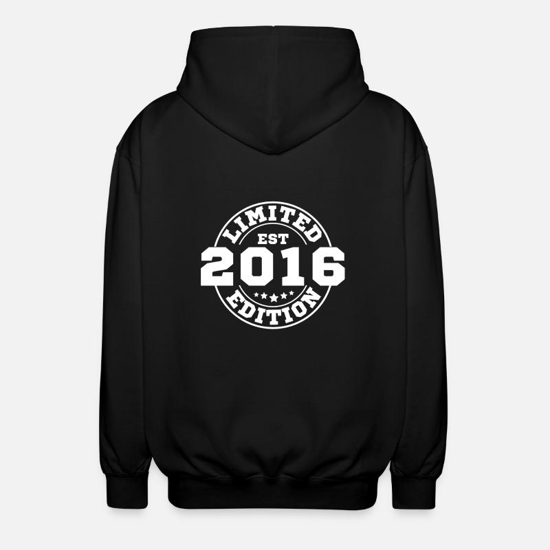 2016 limited edition - Veste à capuche unisexe - noir