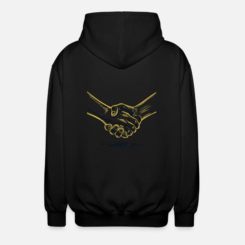 solidarité - Veste à capuche unisexe - noir