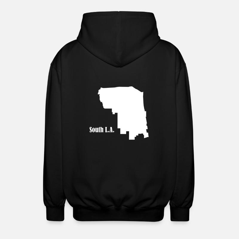 Sud de L.A. blanc - Veste à capuche unisexe - noir