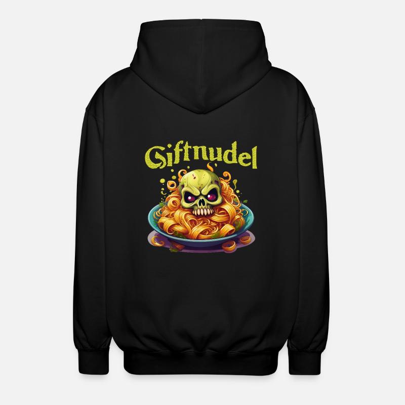Giftnudel - Unisex Kapuzenjacke - Schwarz