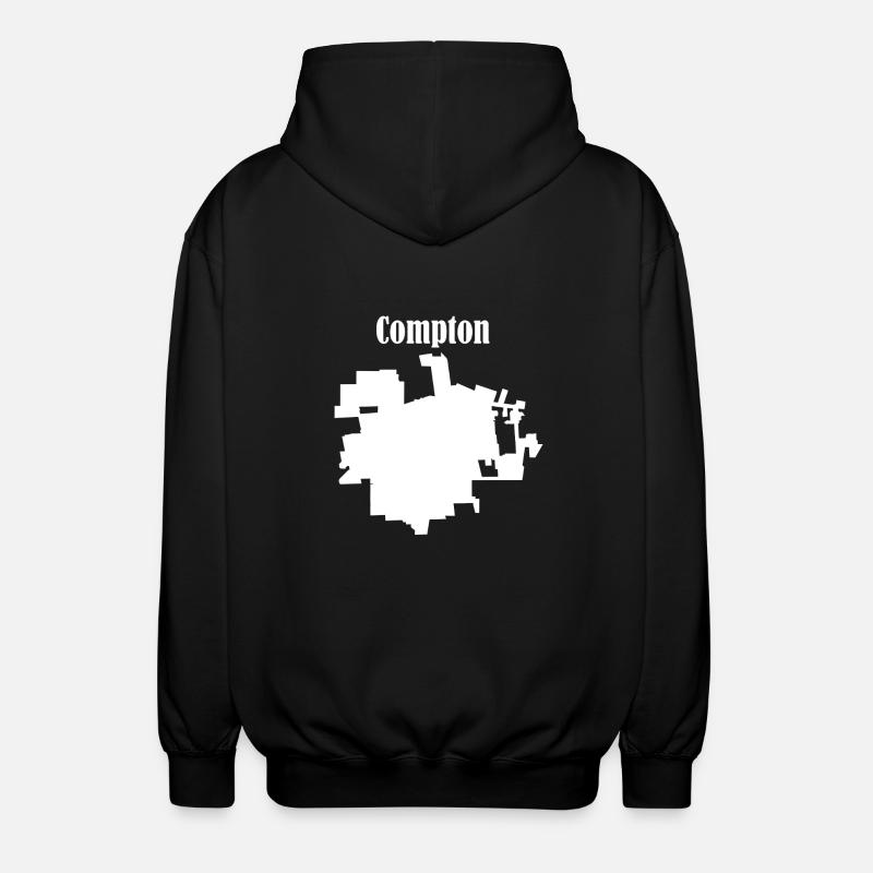 Compton - Veste à capuche unisexe - noir