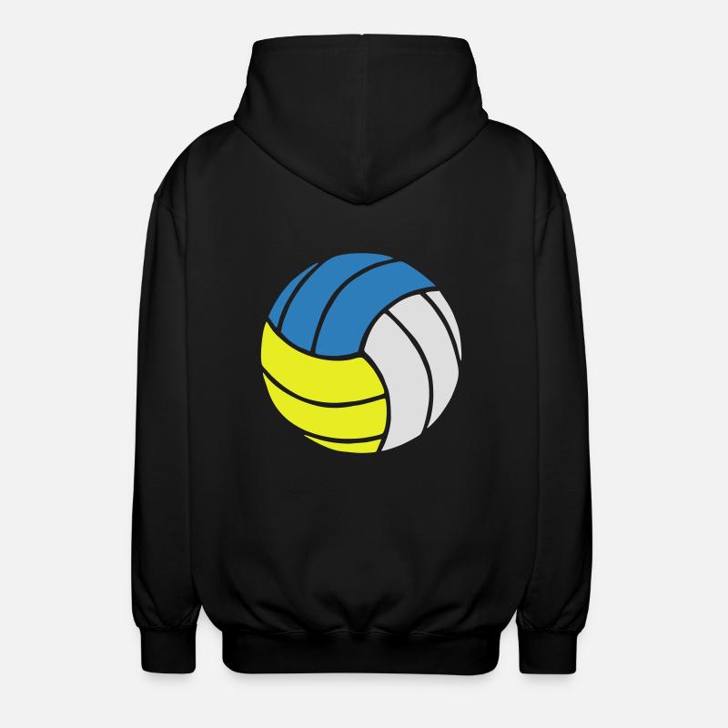 Volleyball, beachvolleyball - Unisex Hooded Jacket - black
