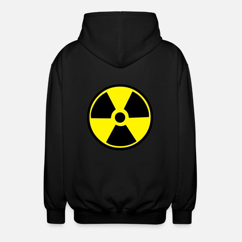 radioactivité - Veste à capuche unisexe - noir