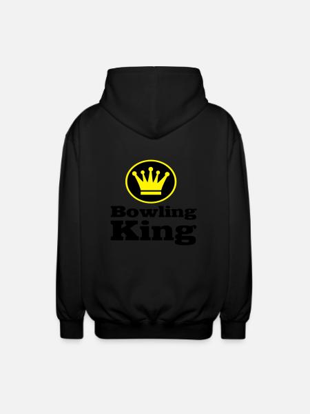 Bowling - Unisex Kapuzenjacke - Schwarz