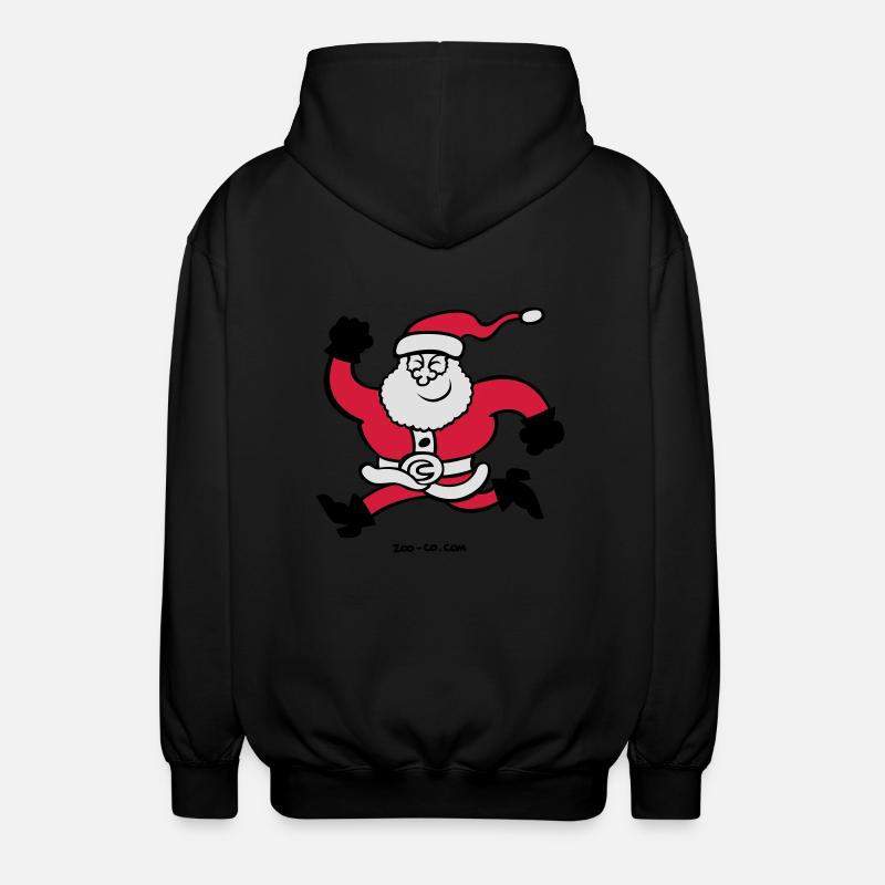 Exécution de Père Noël - Veste à capuche unisexe - noir