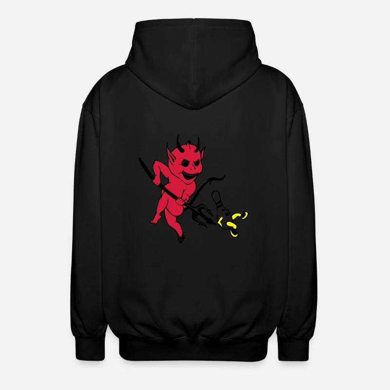 sp7_kegelteufel_3c - Unisex Kapuzenjacke - Schwarz