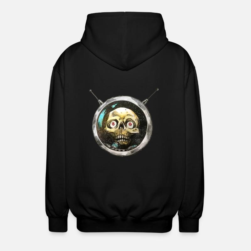 voidhead - Unisex Hooded Jacket - black