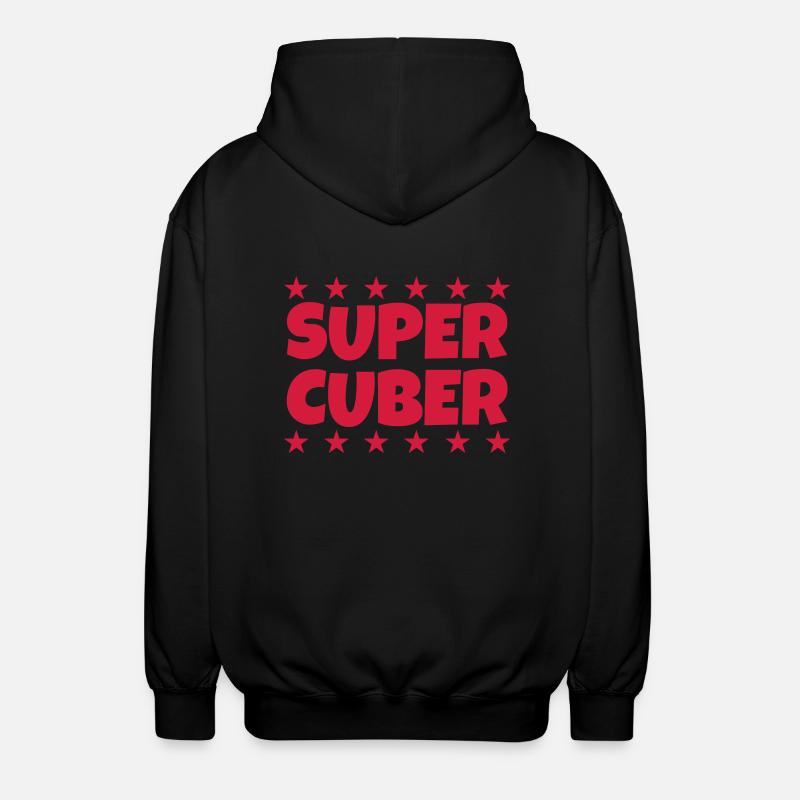 Cubing / Cube / Cuber / Speedcubing - Veste à capuche unisexe - noir