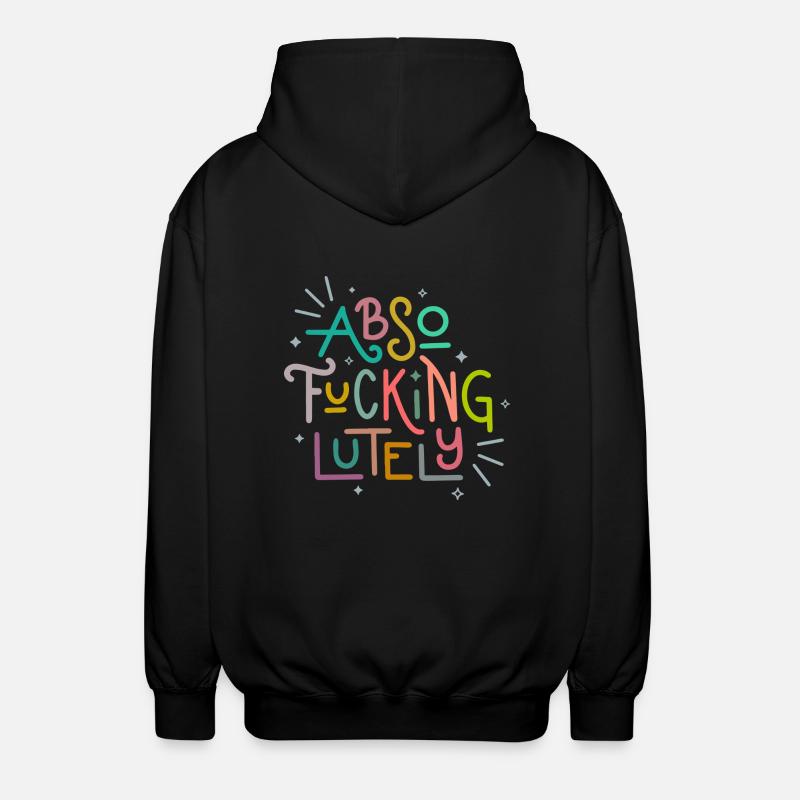 Absofuckinglument - Veste à capuche unisexe - noir