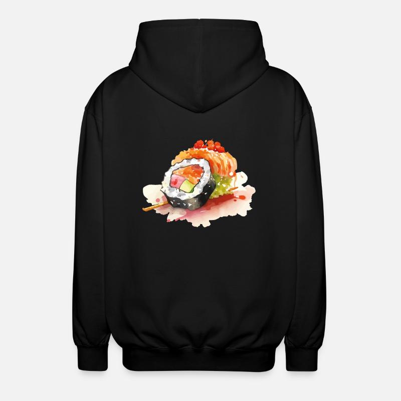 Sushi - Unisex Hooded Jacket - black