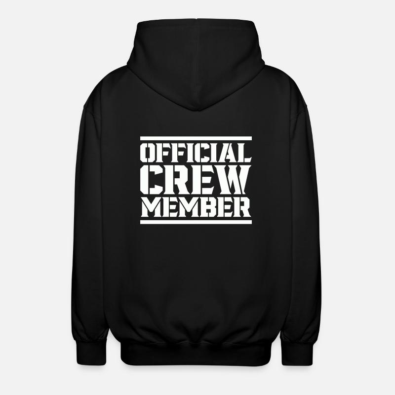membre d’équipage - Veste à capuche unisexe - noir