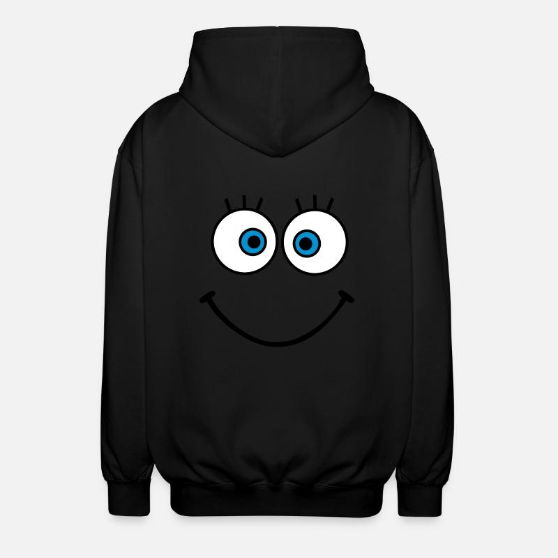 face à - Veste à capuche unisexe - noir