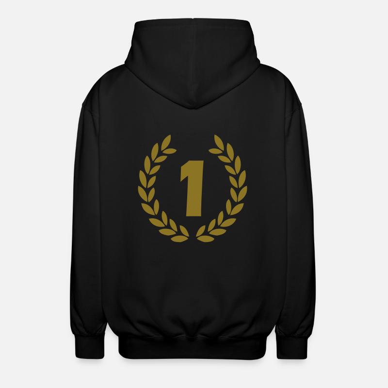 1 - Unisex Kapuzenjacke - Schwarz