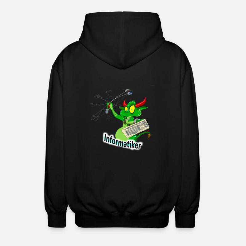 Informatiker - Unisex Kapuzenjacke - Schwarz