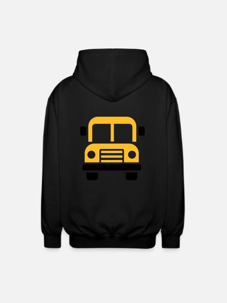 Bus - Unisex Hooded Jacket - black