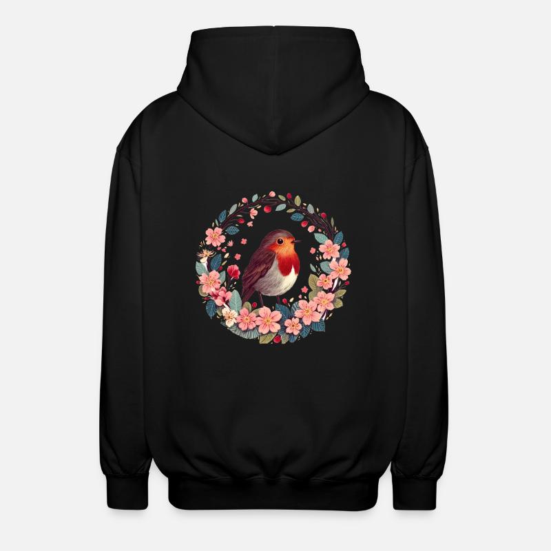 Robin - Unisex Hooded Jacket - black