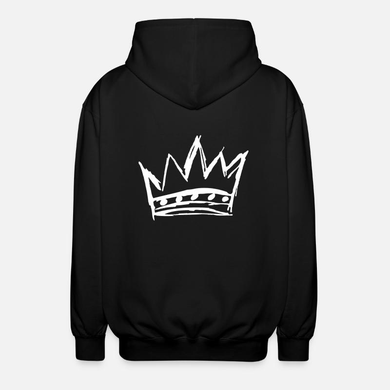 La couronne du style - Veste à capuche unisexe - noir
