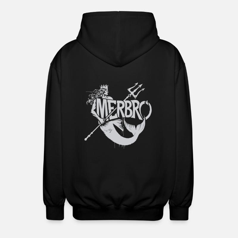 Merbro - Mysterious Hydropower - Unisex Hooded Jacket - black