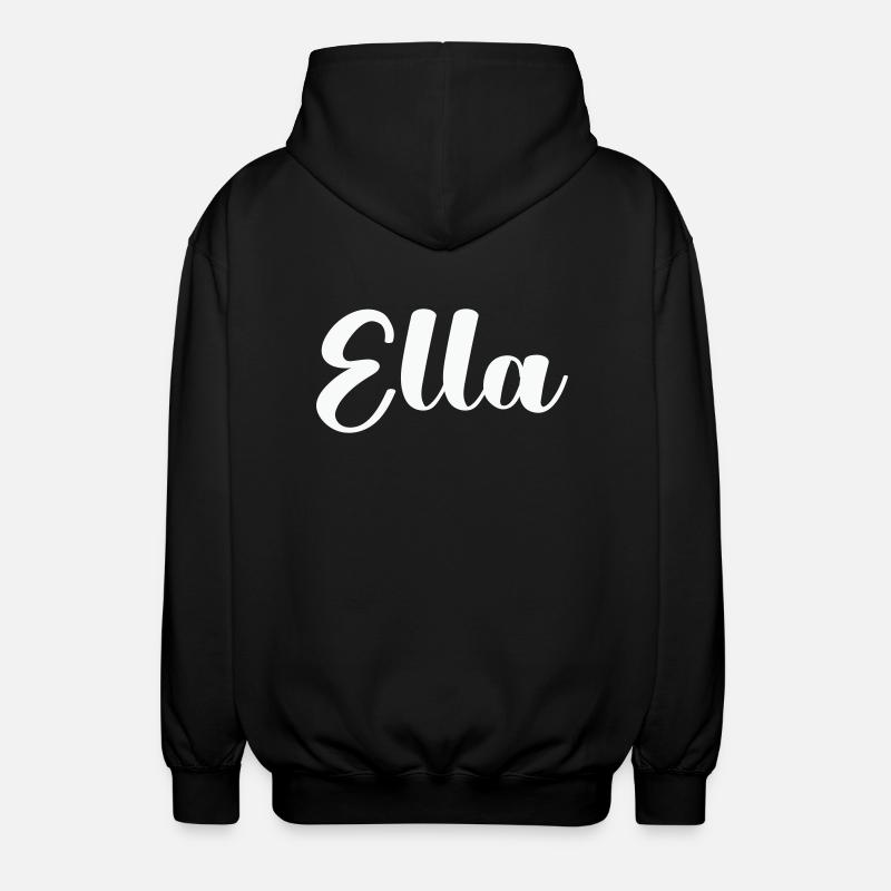 Nom d’Ella - Veste à capuche unisexe - noir