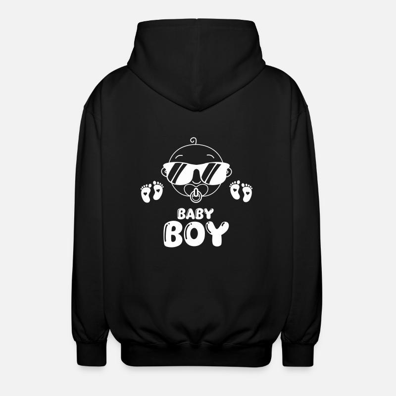 bébé - Veste à capuche unisexe - noir