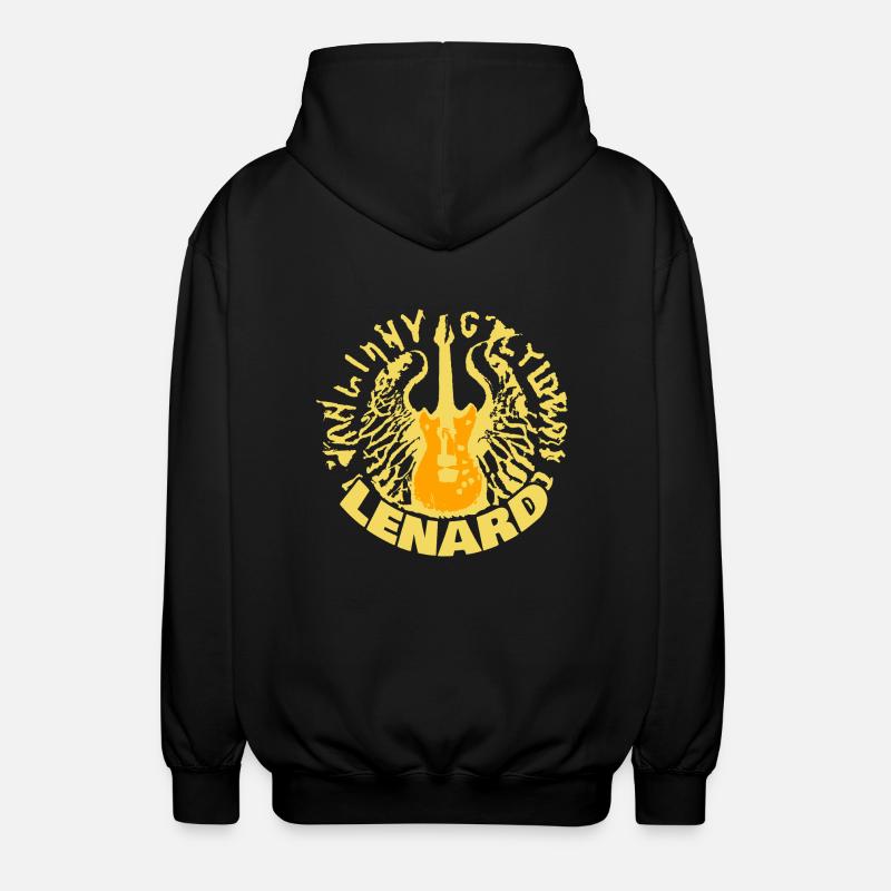Guitare Lenard - Veste à capuche unisexe - noir