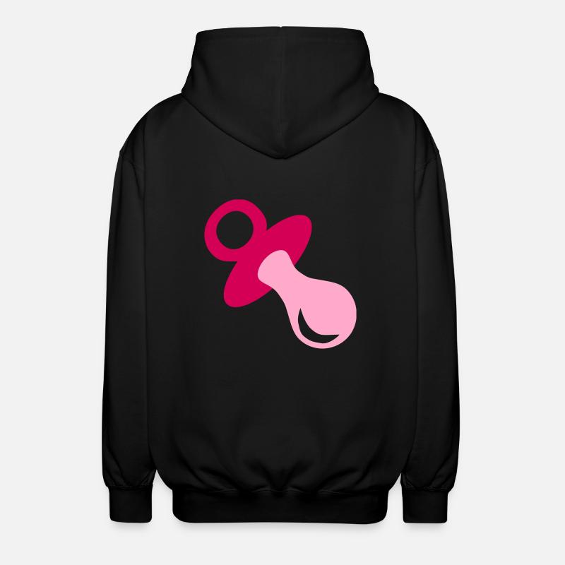 Bébé - Sucette - Veste à capuche unisexe - noir