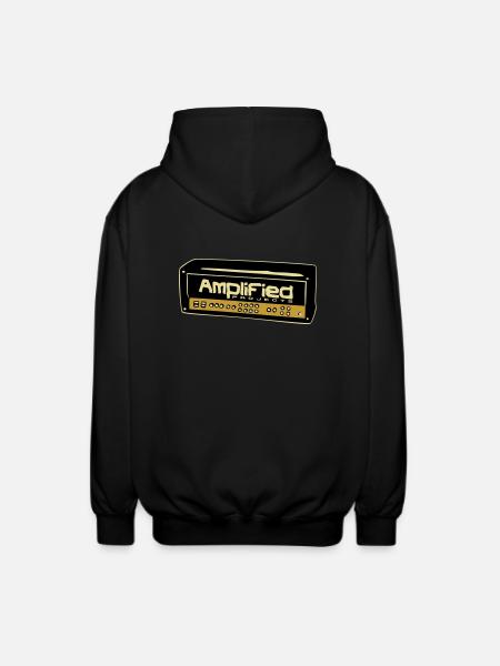Amplifier - Unisex Hooded Jacket - black